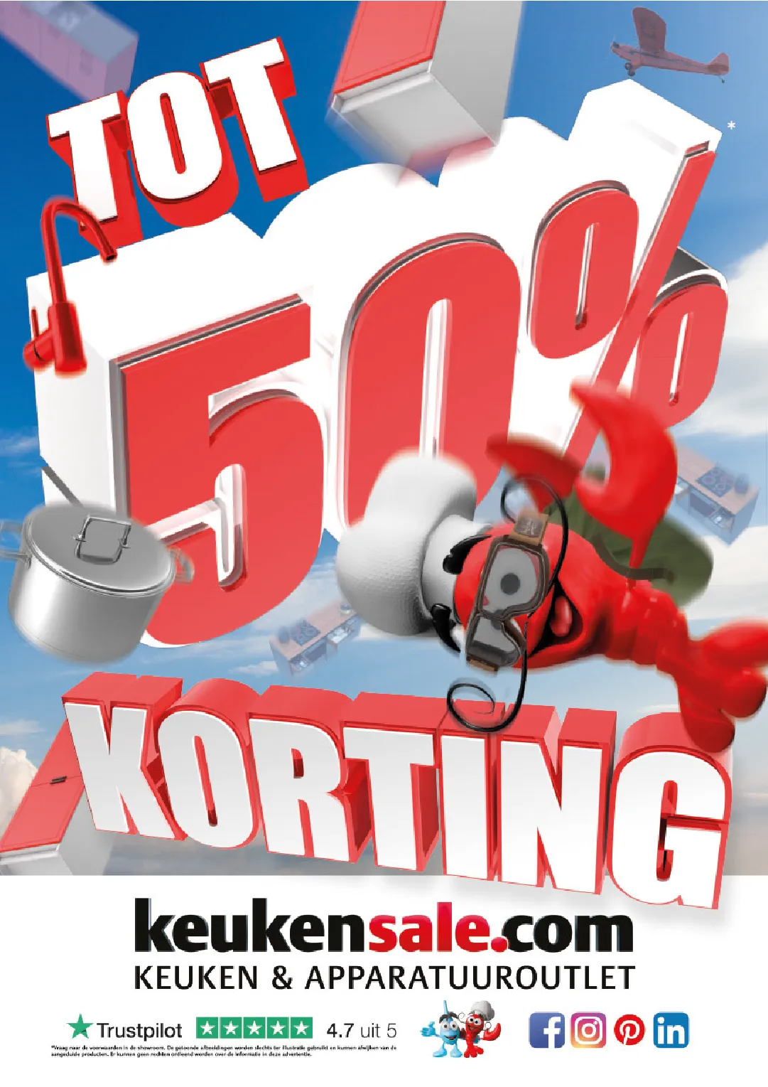 Campagneposter voor Keukensale