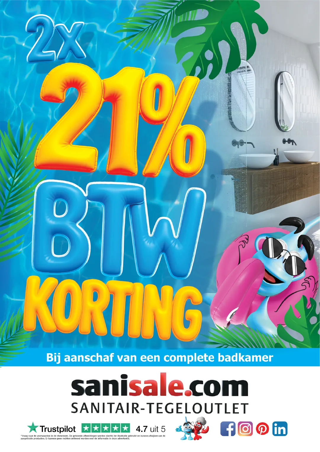 Campagneposter voor Sanisale