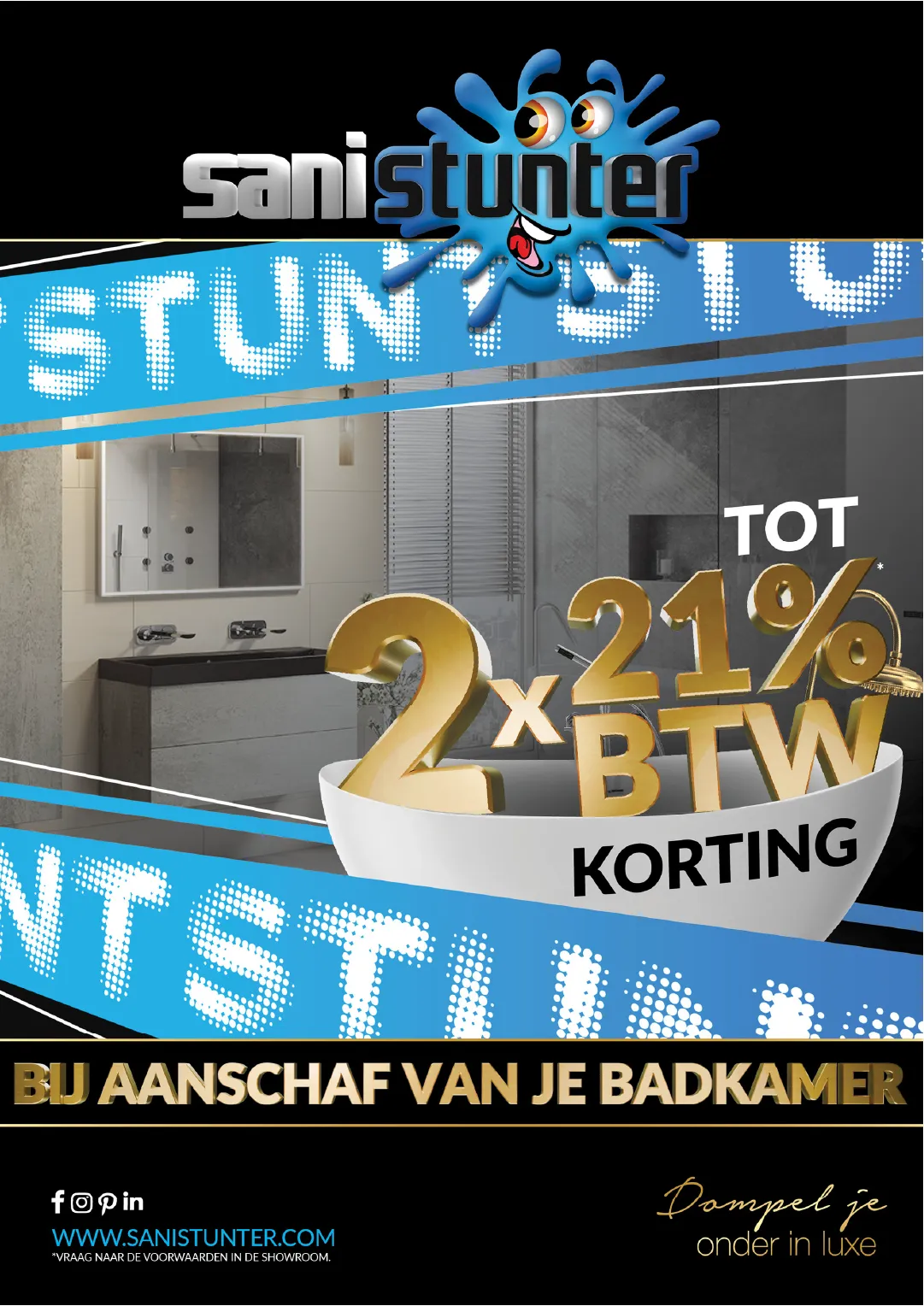 Campagneposter voor Sanistunter