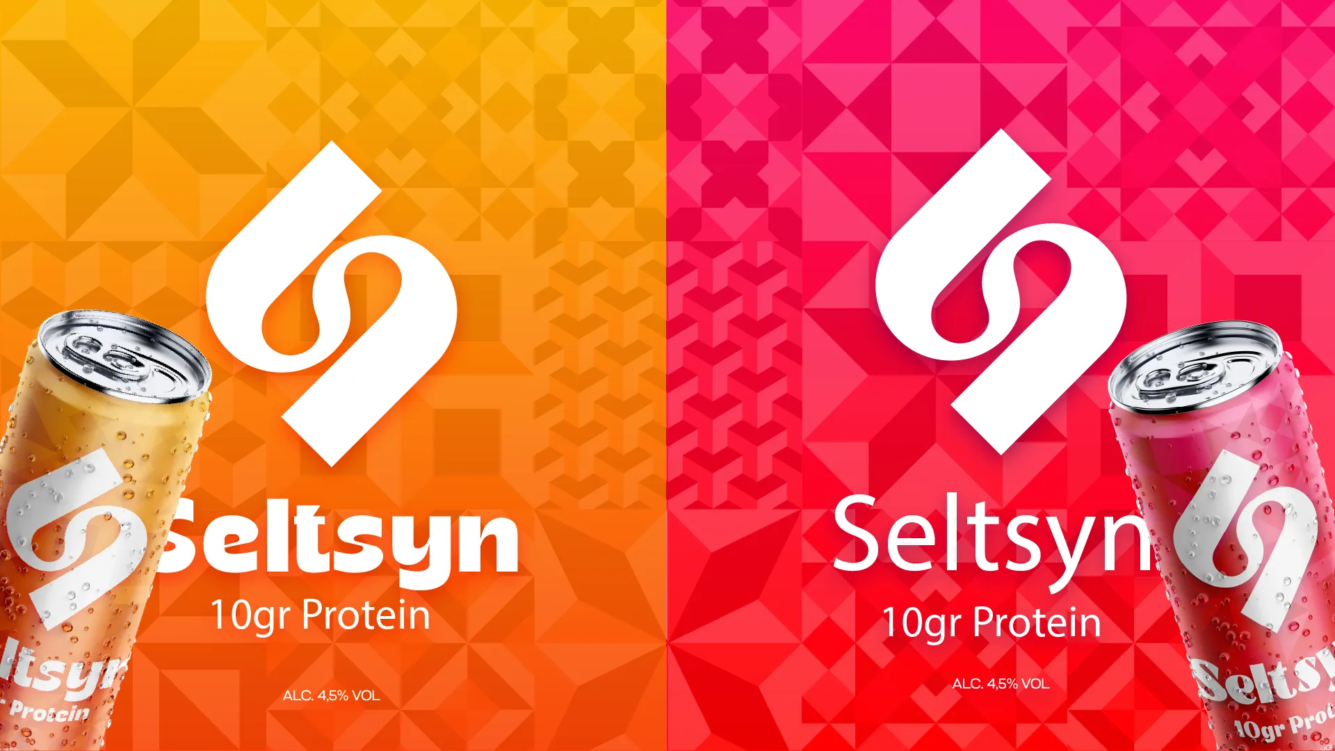 Conceptuele logo-uiting voor Seltsyn met aangescherpte verhoudingen