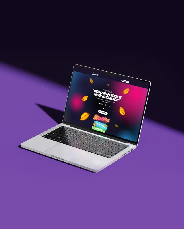 Voorbeeld van Webdesign